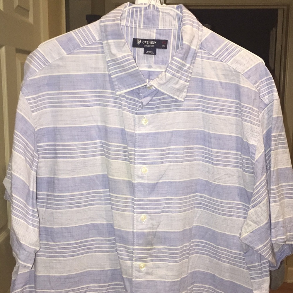 Cremiuex short sleeved button down
